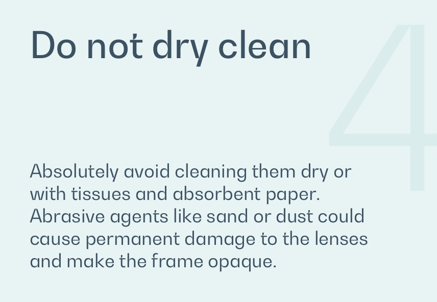 Do not dry clean